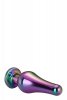 Gleaming love coloured pleasure plug m